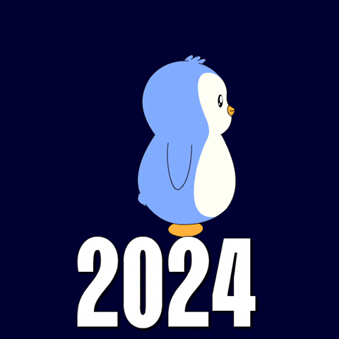 New Year Penguin GIF by Pudgy Penguins