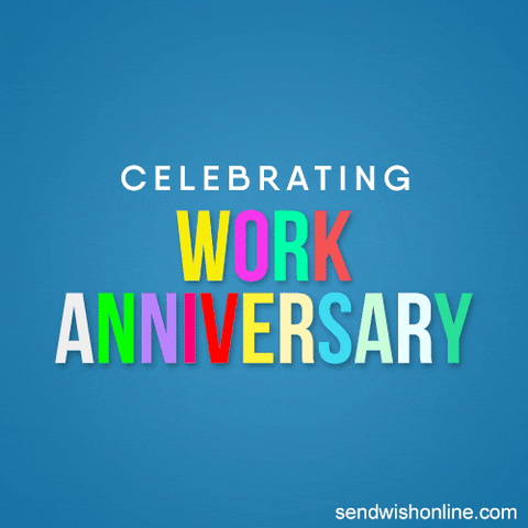 Happy Work Anniversary GIFs
