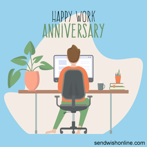 Happy Work Anniversary GIFs